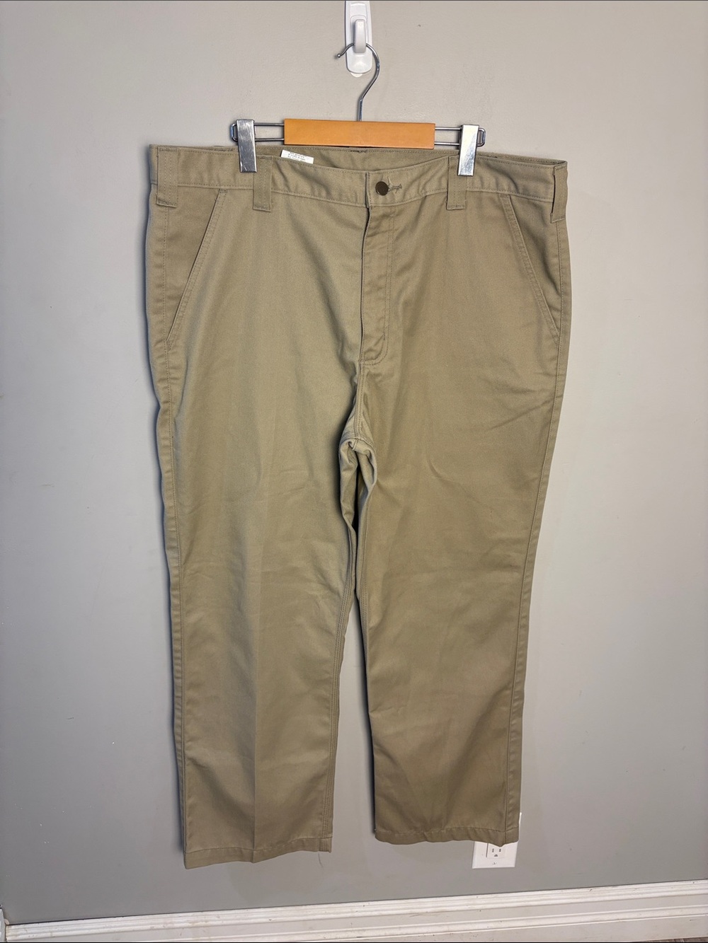 Carhartt Blended Twill Pants Work Chino Khaki Beige Men’s 40/30 like new